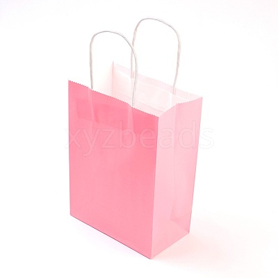 Pure Color Kraft Paper Bags AJEW-G020-B-11-1