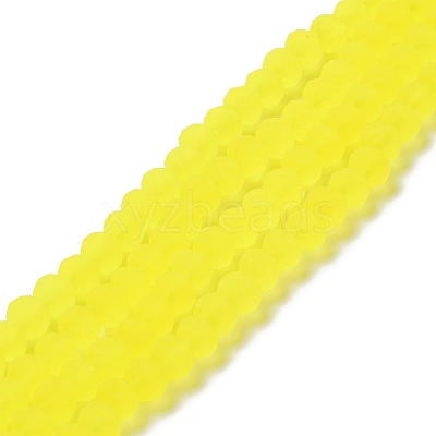 Transparent Glass Beads Strands EGLA-A044-T6mm-MD29-1