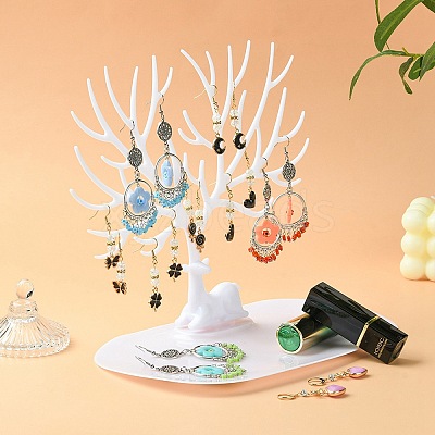 Deer Tree Acrylic Earring Display Tray Ornament EDIS-N010-04-1