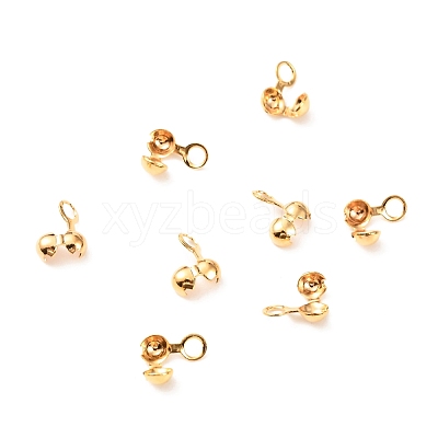 Brass Bead Tips KK-F824-033G-1