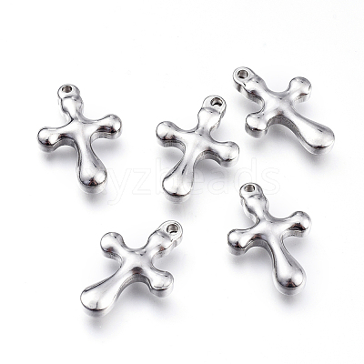 Tarnish Resistant 304 Stainless Steel Pendants STAS-F240-13P-1