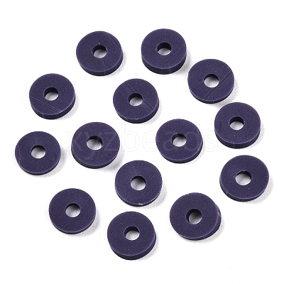 Handmade Polymer Clay Beads CLAY-R067-4.0mm-B04-1