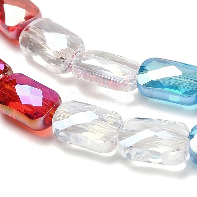 Electroplate Glass Beads Strands EGLA-P068-01A-04-1