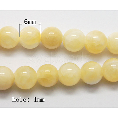 Natural Yellow Jade Beads X-G-Q276-1-1