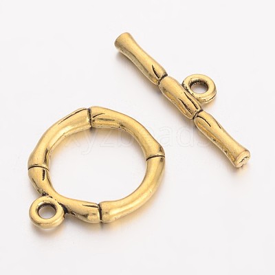 Alloy Toggle Clasps X-EA9143Y-NFG-1