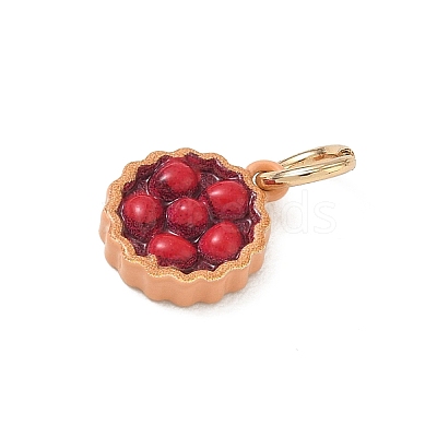 Spray Painted Brass Charms KK-CBAEB58-01A-1