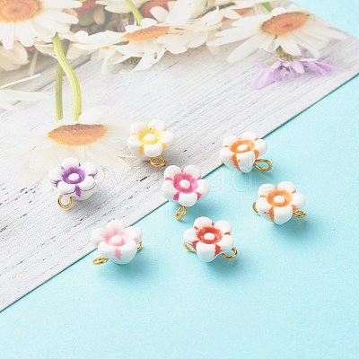 Acrylic Beads Link Connectors PALLOY-JF00823-1