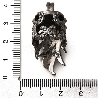 Brass European Dangle Charms KK-M313-13B-03-1