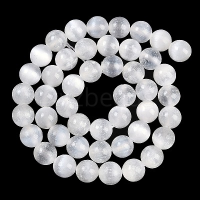 Natural Selenite Beads Strands G-G167-A01-01-1