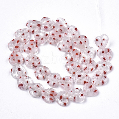 Handmade Millefiori Lampwork Beads Strands LAMP-N023-001L-1