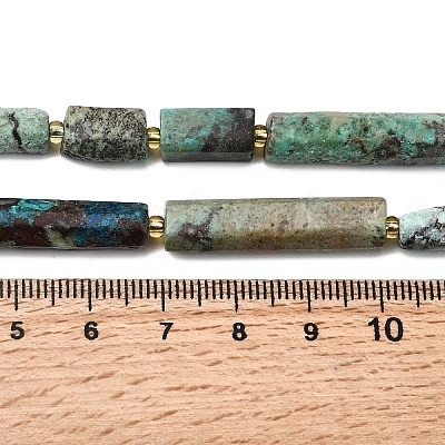 Natural Chrysocolla Beads Strands G-D353-A06-1