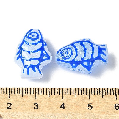 Baking Paint Glass Enamel Beads BLOW-D300-04A-1
