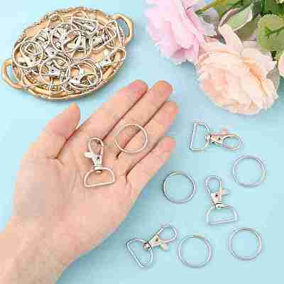 20Pcs Alloy Swivel Clasps FIND-YW0007-78-1