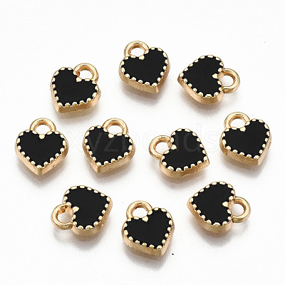 Alloy Enamel Charms ENAM-S126-015D-RS-1