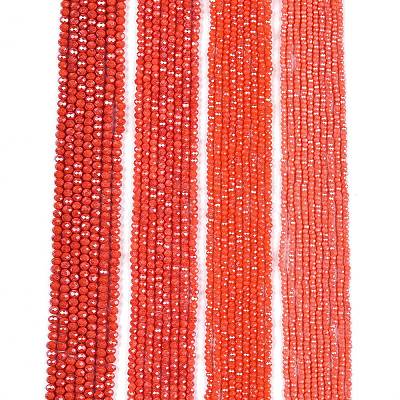 Electroplate Glass Beads Strands EGLA-A044-P2mm-A21-1