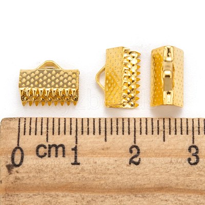 Iron Ribbon Crimp Ends E143Y-G-1