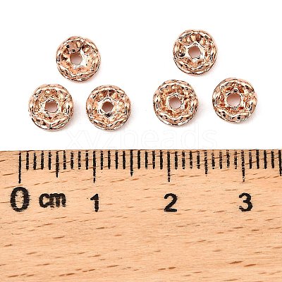 Brass Rhinestone Spacer Beads X-RB-A014-L6mm-01RG-NF-1