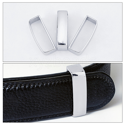 1 Set Alloy Belt Buckle Loop DIY-GF0005-80P-1