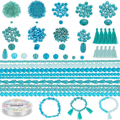 DIY Stone Bracelet Making Kit DIY-NB0009-30-1