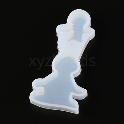Snowman Pendant Silicone Statue Molds DIY-P019-22-1