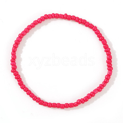 Glass Seed Beads Stretch Bracelets ZE8223-23-1