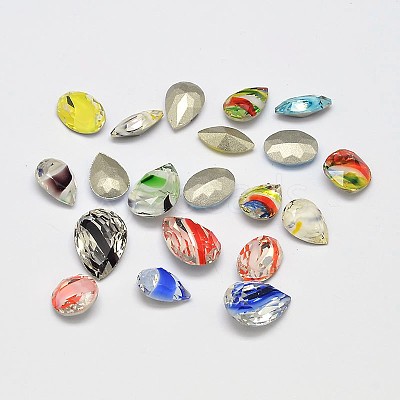 Mixed Shapes Glass Cabochons LK-P029-M-1
