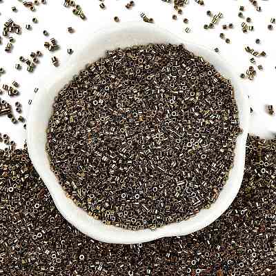 Electroplate Glass Seed Beads SEED-H003-10G-1
