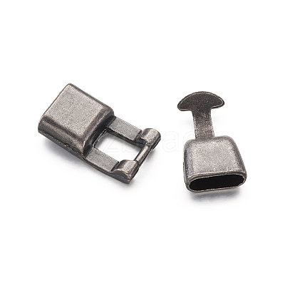 Alloy Snap Lock Clasps PALLOY-TAC0009-24AS-1