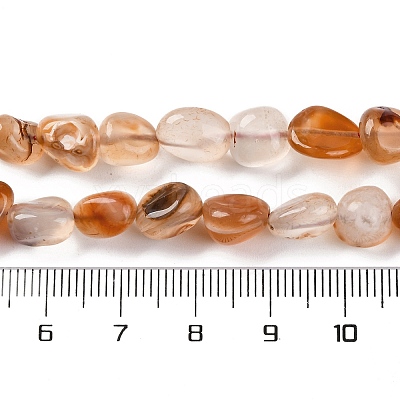 Natural Red Agate Beads Strands LS-G-G146-A25-01-1