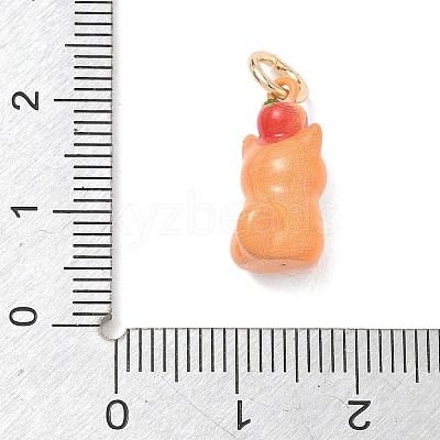 Spray Painted Brass Pendants KK-CBAE20A-01E-G-1