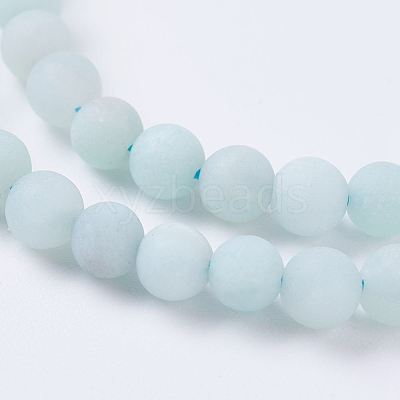 Natural Amazonite Beads Strands G-J376-19F-4mm-1