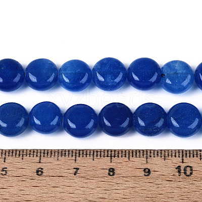 Dyed Natural White Jade Beads Strands G-T143-16I-1