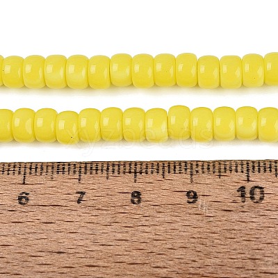 Opaque Glass Beads Strands GLAA-NH0002-B01-C07-1