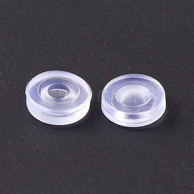 Silicone Clip on Earring Pads X-FIND-G036-05-1
