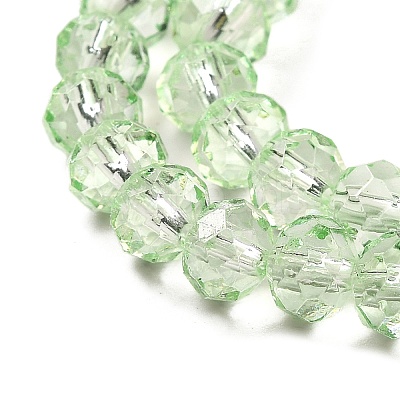 Transparent Baking Paint Glass Beads X1-DGLA-A034-T6mm-D10-1