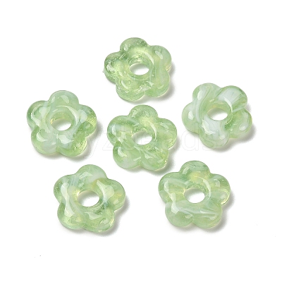 Handmade Lampwork European Beads LAMP-F039-01H-1