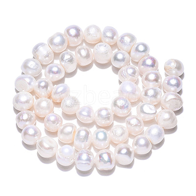 Natural Cultured Freshwater Pearl Beads Strands X1-PEAR-N013-08G-1