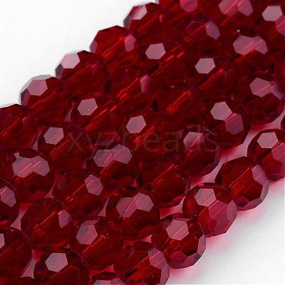 Transparent Glass Bead Strands GLAA-G013-6mm-97-1