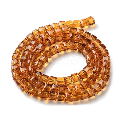 Glass Bead Strands GLAA-R041-4x4mm-12-1