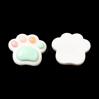 Cartoon Opaque Resin Cabochons RESI-C039-03G-1