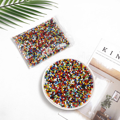 6/0 Glass Seed Beads SEED-US0003-4mm-51-1