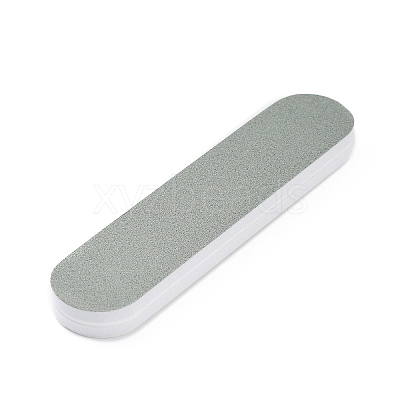 Rectangle Plastic Silver Polishing Stick X-AJEW-N022-02-1
