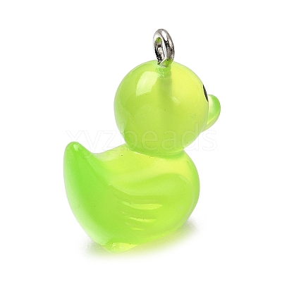 Luminous Transparent Resin Pendants RE-CBAAB56-12B-1