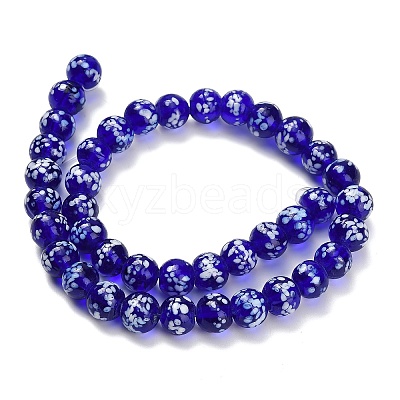 Handmade Lampwork Beads Strands LAMP-H071-01C-01-1