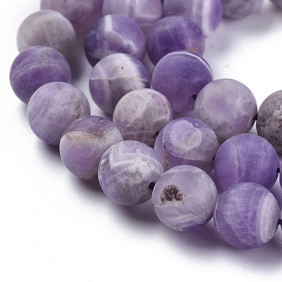 Natural Amethyst Beads Strands X-G-I288-A01-8mm-1