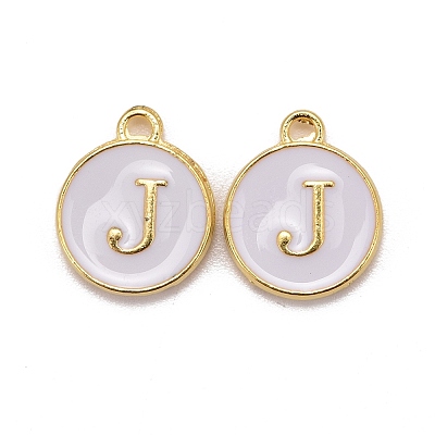 Golden Plated Alloy Charms X-ENAM-S118-01J-1