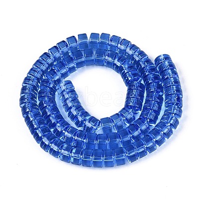 Transparent Glass Beads Strands GLAA-N026-4x8mm-T03-1