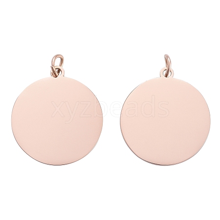 Ion Plating(IP) 304 Stainless Steel Pendants STAS-I311-06RG-1