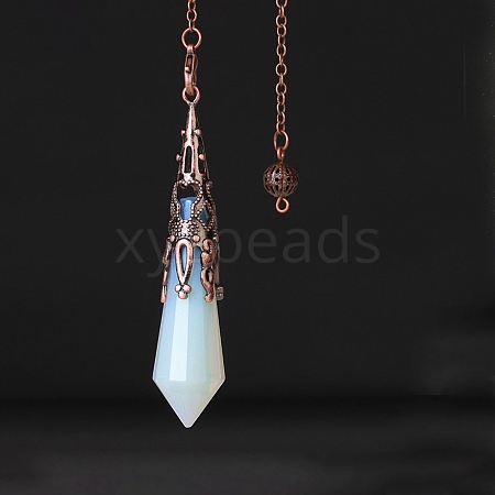 Opalite Pendant Dowsing Pendulum Big Pendants PW-WGF0B2B-07-1