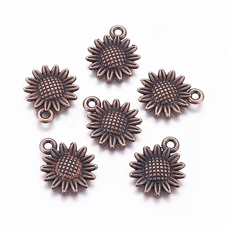Tibetan Style Alloy Pendants A-PALLOY-WH0066-12R-1
